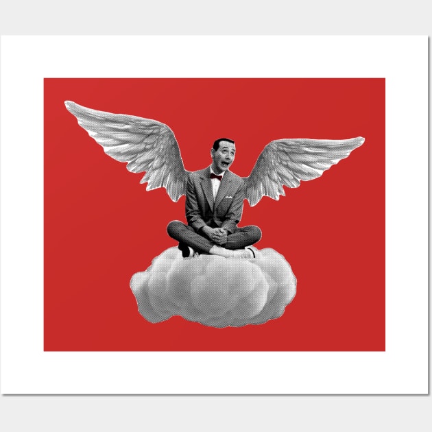 Pee-Wee Angel wings Wall Art by ölümprints